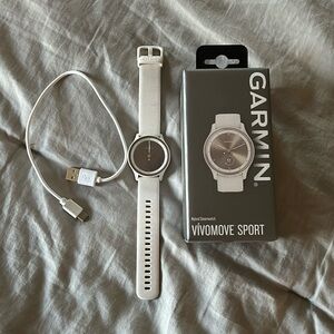 Garmin vivomove sport smartwatch, like new barely used.